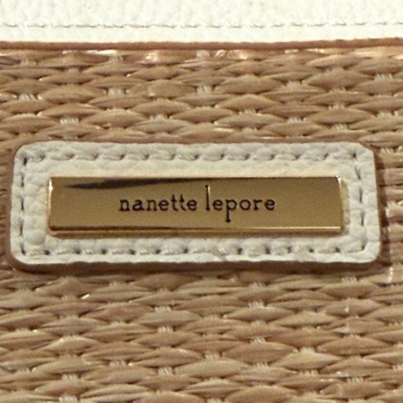 Nanette Lepore Straw Clutch Wristlet (NWOT) - Picture 2 of 9